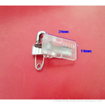Factory Supply Plastic Name Badge Clip with Safety Pin for ID Badge